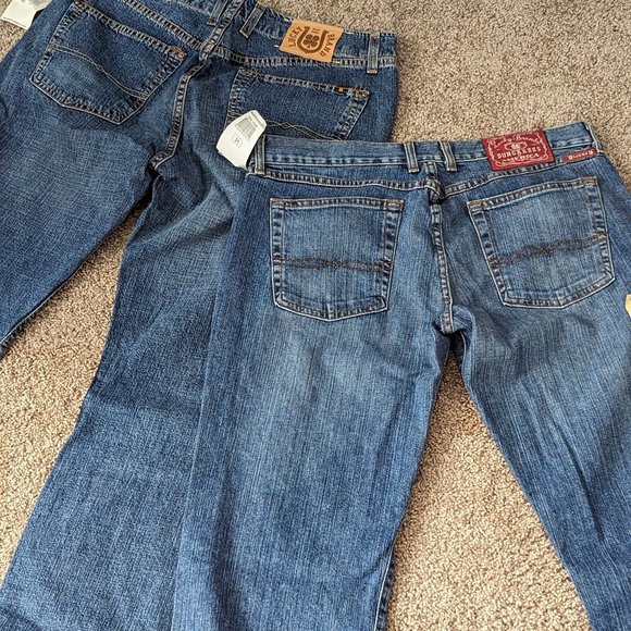 TWO - 2 - pairs of NEW unworn Lucky bootcut/flare jeans - Picture 4 of 6